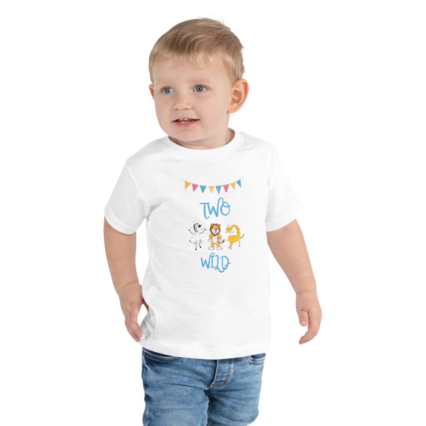 Kurzärmeliges Kinder T-Shirt  "Two wild"